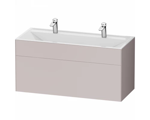 Тумба под раковину Am.Pm Inspire 2.0 M50AFHX1203EGM подвесная 120 см, 3 ящика, цвет элегантный серый, матовый