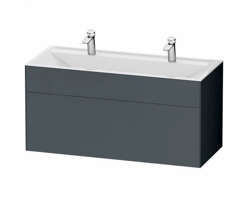 Тумба под раковину Am.Pm Inspire 2.0 M50AFHX1203GM подвесная 120 см, 3 ящика, цвет графит, матовый