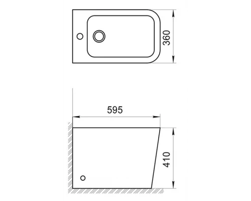 Биде BelBagno напольное ARDENTE-R BB003B