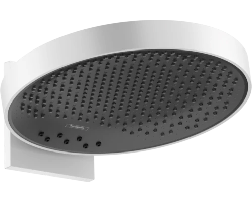 Верхний душ Hansgrohe Rainfinity 26234700, 360 x 360 мм, 3 режима струи, с держателем, белый матовый
