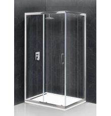 Душевой уголок BelBagno Uno 100 х 90 см, дверь раздвижная, стекло прозрачное, хром, UNO-AH-1-100/90-C-Cr