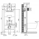 Инсталляция для унитаза Jacob Delafon E5504-NF