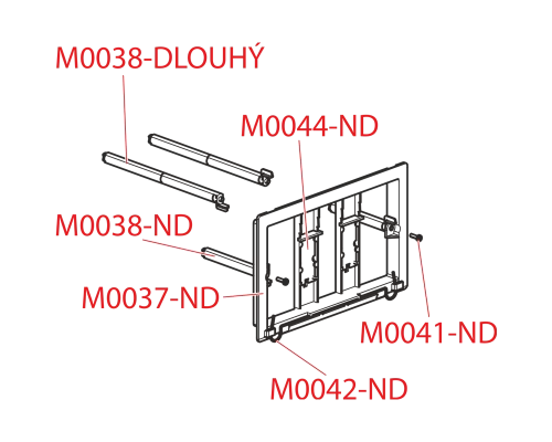 Клавиша смыва AlcaPlast M370S
