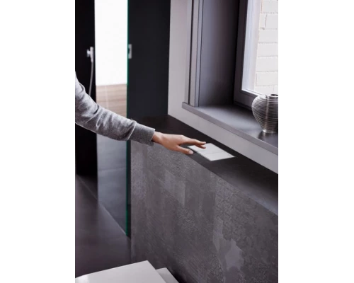 Клавиша Geberit Omega Type 30 115.080.KH.1, глянцевая, матовый хром