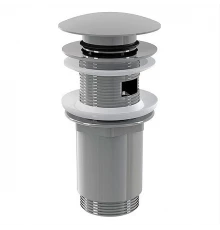 Донный клапан для раковины AlcaPlast A392, с переливом, хром