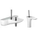 Комплект смесителей Hansgrohe PuraVida 15472400+15070400, белый,