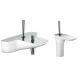 Комплект смесителей Hansgrohe PuraVida 15472400+15070400, белый