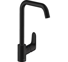 Смеситель Hansgrohe Focus Е2 31820670 для кухни, черный матовый
