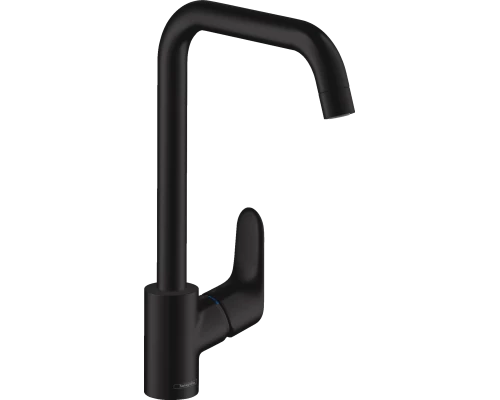 Смеситель Hansgrohe Focus Е2 31820670 для кухни, черный матовый