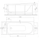 Акриловая ванна Am.Pm Like 150x70 W80A-150-070W-A