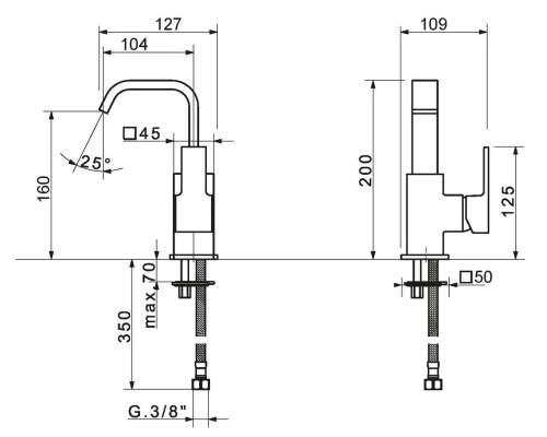 Смеситель Migliore Kvant 18766 для биде