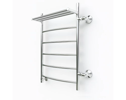 Водяной полотенцесушитель Эрато A2 800х400 (с верхней полкой и правым боковым подключением)