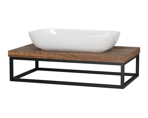 Комплект Brevita Kevo - 80 Mahagon (столешница + каркас)