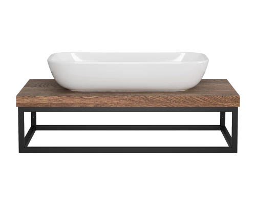 Комплект Brevita Kevo - 80 Mahagon (столешница + каркас)