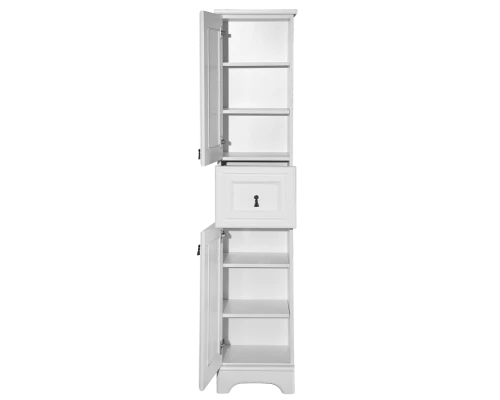 Шкаф - пенал Misty Лувр - белый левый П-Лвр04035-0114Л