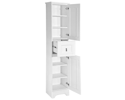 Шкаф - пенал Misty Лувр - белый правый П-Лвр04035-0114П