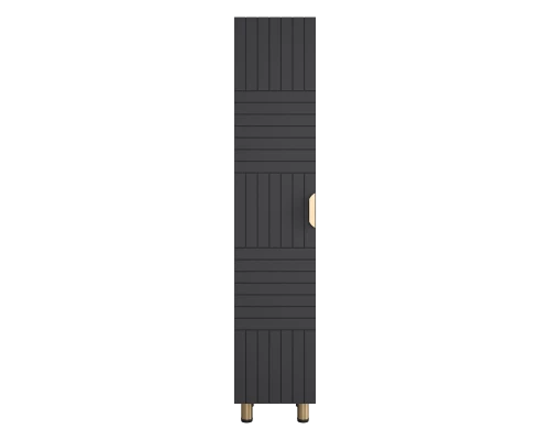 Шкаф - пенал Brevita Gloster - 35 левый (графит)