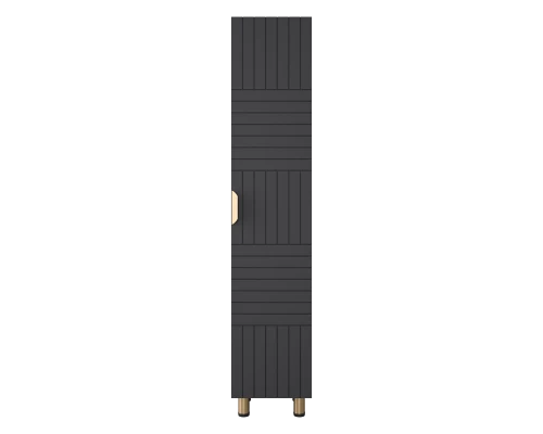 Шкаф - пенал Brevita Gloster - 35 правый (графит)