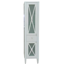 Шкаф - пенал Misty Анна - 40 Пенал 1 ящ. лев.со стеклом П-Анн-05040-0121ЯЛ