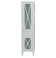 Шкаф - пенал Misty Анна - 40 Пенал 1 ящ. прав. со стеклом П-Анн-05040-0121ЯП