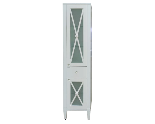 Шкаф - пенал Misty Анна - 40 Пенал 1 ящ. прав. со стеклом П-Анн-05040-0121ЯП