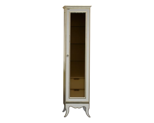 Шкаф - пенал Misty Анжелика - Пенал 40 прав. бежевый/ сусальное золотоЛ-Анж05040-381П