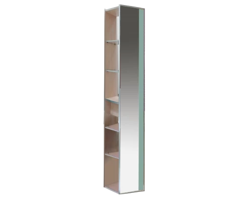 Шкаф - пенал Misty Джулия 30 зеркальный голубой Л-Джу05030-0614