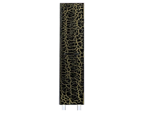 Шкаф - пенал Misty Джулия - 40 Пенал левый КРАКОЛЕТ черный Л-Джу05040-0213Л