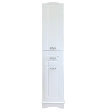 Шкаф - пенал Misty Эльбрус - 40 Пенал белая эмаль 1 ящ. лев. + Б/К П-Эль05040-011Л