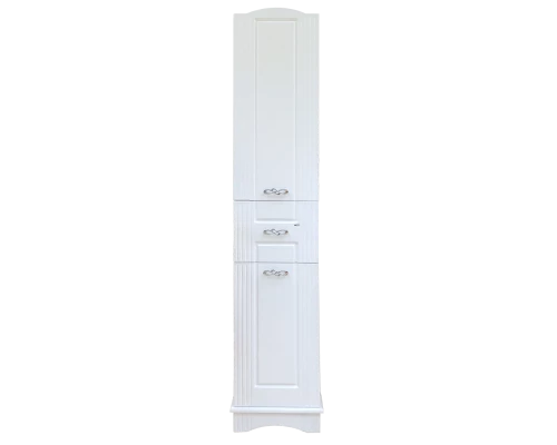 Шкаф - пенал Misty Эльбрус - 40 Пенал белая эмаль 1 ящ. лев. + Б/К П-Эль05040-011Л