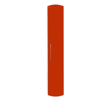 Шкаф - пенал Misty Корсика - 30 Пенал подвесной правый BL - 08G алый мак Л-Кор05030-04ПоП