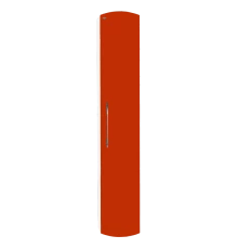 Шкаф - пенал Misty Корсика - 30 Пенал подвесной правый BL - 08G алый мак Л-Кор05030-04ПоП