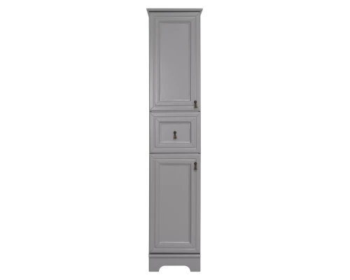 Шкаф - пенал Misty Лувр - 35 с 1 ящ. левый (серый) П-Лвр04035-1504Л