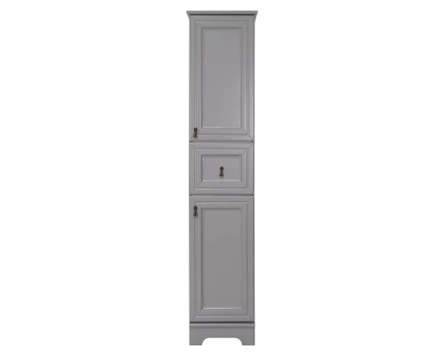 Шкаф - пенал Misty Лувр - 35 с 1 ящ. правый (серый) П-Лвр04035-1504П