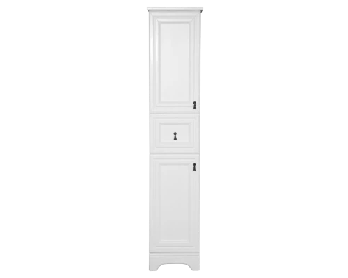 Шкаф - пенал Misty Лувр - белый левый П-Лвр04035-0114Л