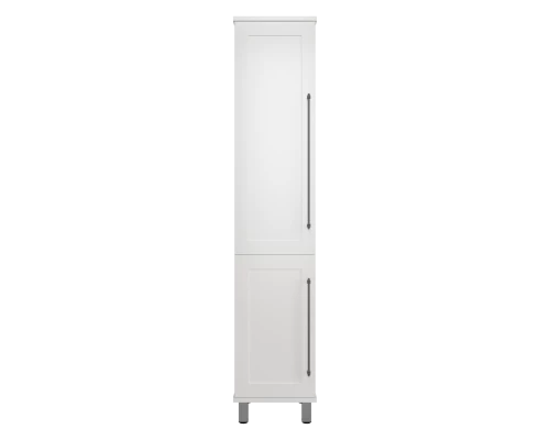 Шкаф - пенал Misty Марта - 35 с Б/К левый (белый) П-Мрт05035-011Л