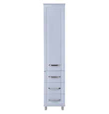 Шкаф - пенал Misty Терра - 40 с 3 ящ. серый левый П-Тер0504050-3ЯЛ