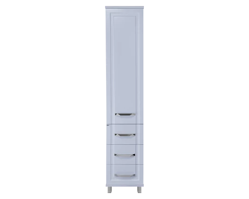 Шкаф - пенал Misty Терра - 40 с 3 ящ. серый правый П-Тер0504050-3ЯП