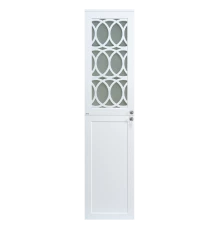 Шкаф - пенал Misty Тондо - 40 подвесной белый левый П-Тон05040-011Л