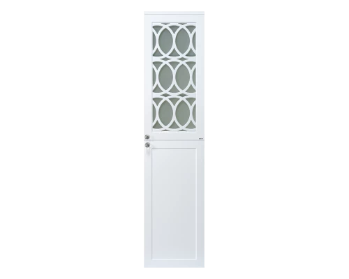 Шкаф - пенал Misty Тондо - 40 подвесной белый правый П-Тон05040-011П