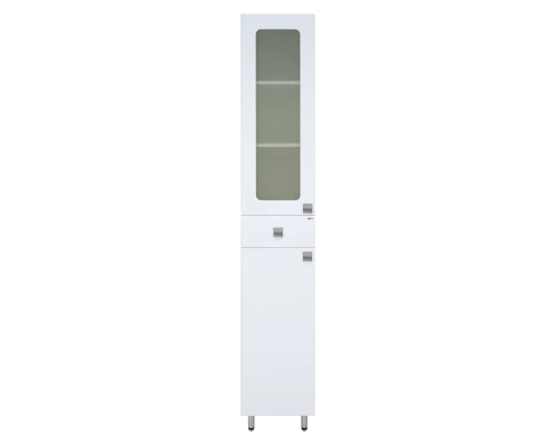 Шкаф - пенал Misty Урал - 35 с 1 ящ. белый левый Э-Ура0503501-01Л