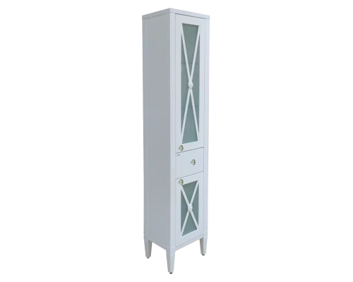 Шкаф - пенал Misty Анна - 40 Пенал 1 ящ. прав. со стеклом П-Анн-05040-0121ЯП