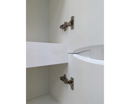 Шкаф - пенал Misty Элвис - 35 Пенал прав. белая эмаль П-Элв-01035-011П