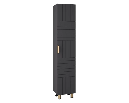 Шкаф - пенал Brevita Gloster - 35 правый (графит)