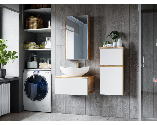 Шкаф - пенал Misty Ива - 40 (полупенал) универсальный П-Ива05040-01