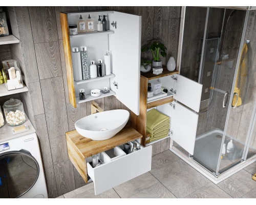 Шкаф - пенал Misty Ива - 40 (полупенал) универсальный П-Ива05040-01