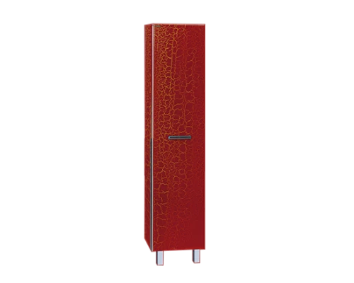 Шкаф - пенал Misty Джулия - 30 Пенал правый КРАКОЛЕТ красный Л-Джу05030-0413П