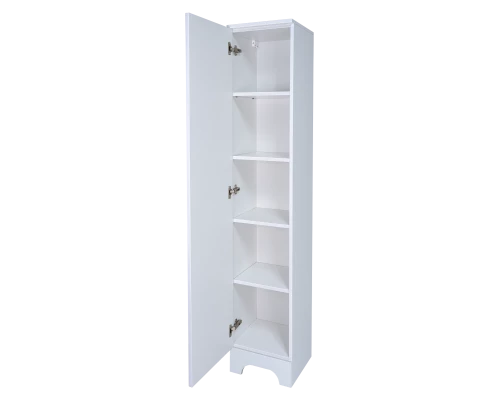 Шкаф - пенал Misty Лейла - 35 белый левый П-Лей0501-01Л