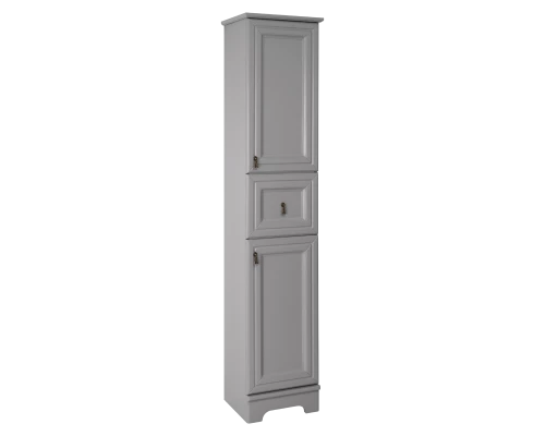 Шкаф - пенал Misty Лувр - 35 с 1 ящ. правый (серый) П-Лвр04035-1504П