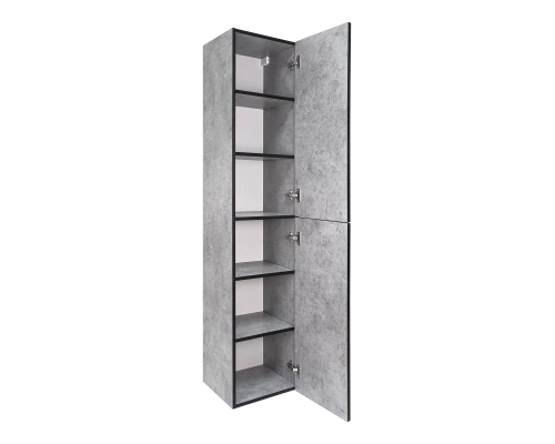 Шкаф - пенал Brevita Rock - 35 подвесной правый (светло-серый)
